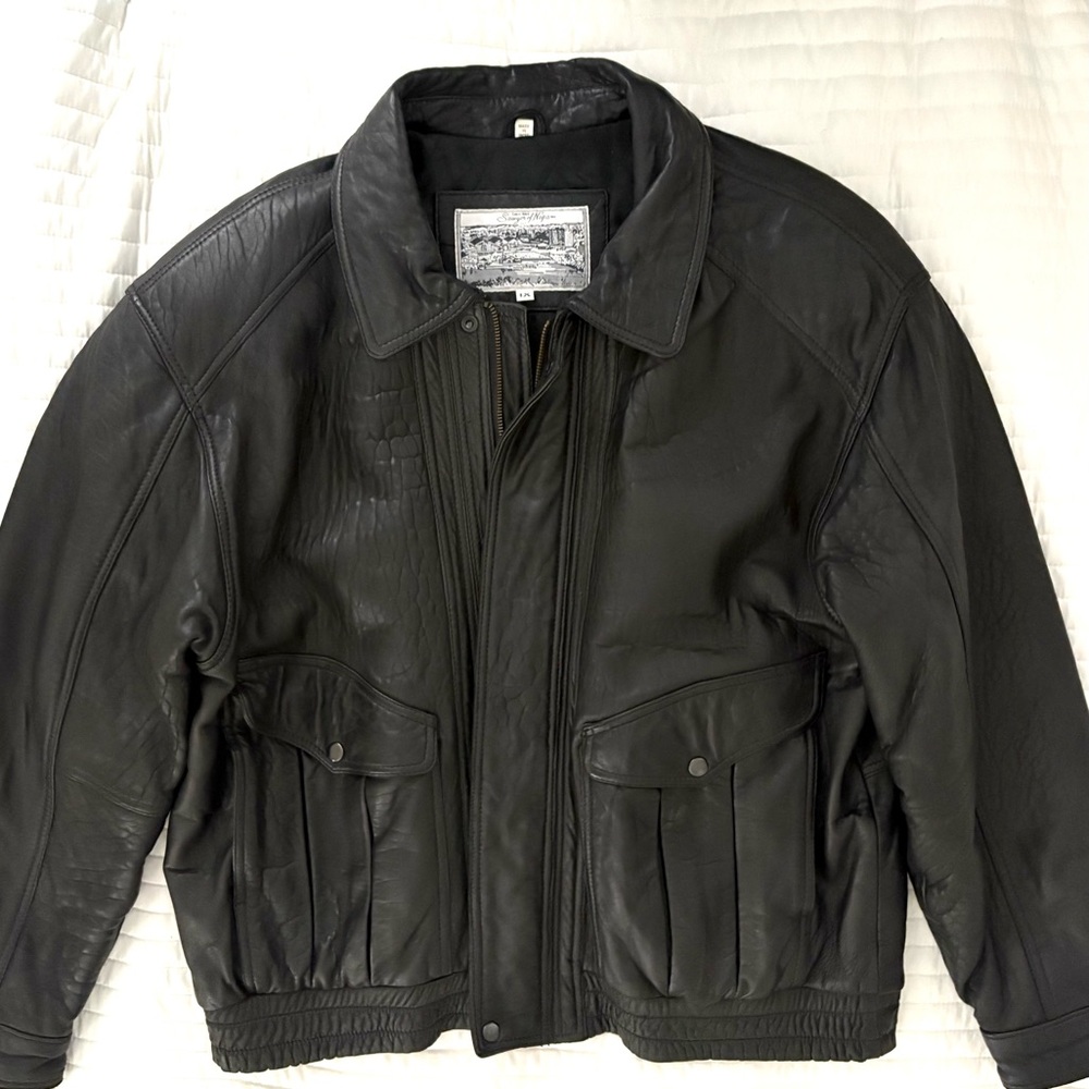 Men's Sawyer of Napa Leather Jacket. Size XL. Great condition.